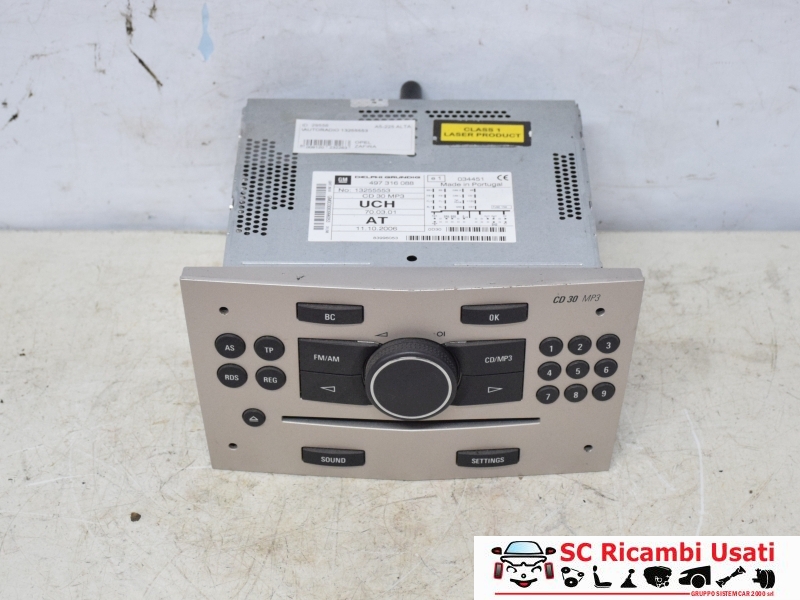 Autoradio Opel Zafira 13255553 - 29556