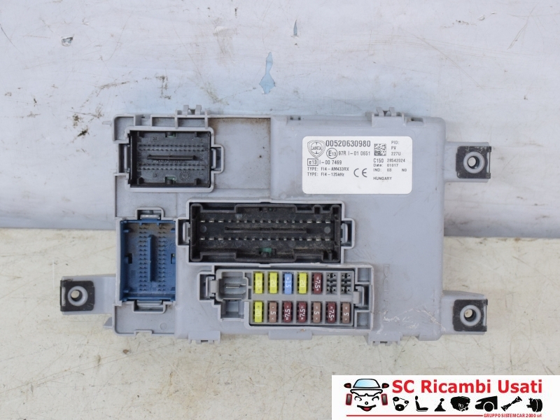 Body Computer Lancia Y 52063098 52023944 - 30997 Body Computer Lancia Y 52063098 52023944 - 30997