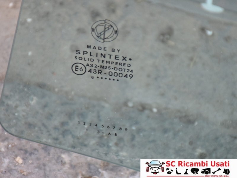 Vetro Posteriore Sinistro Fiat Idea  - 32516