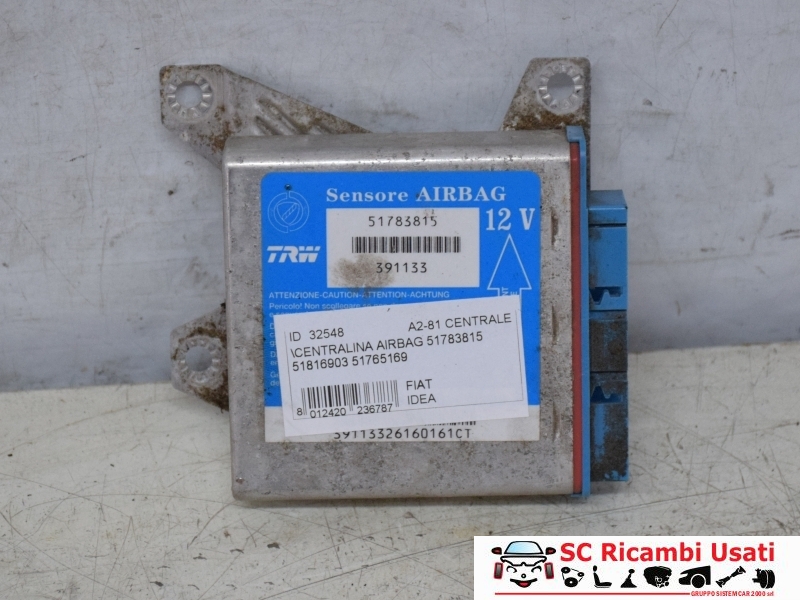 Centralina Airbag Fiat Idea 51783815 - 32548