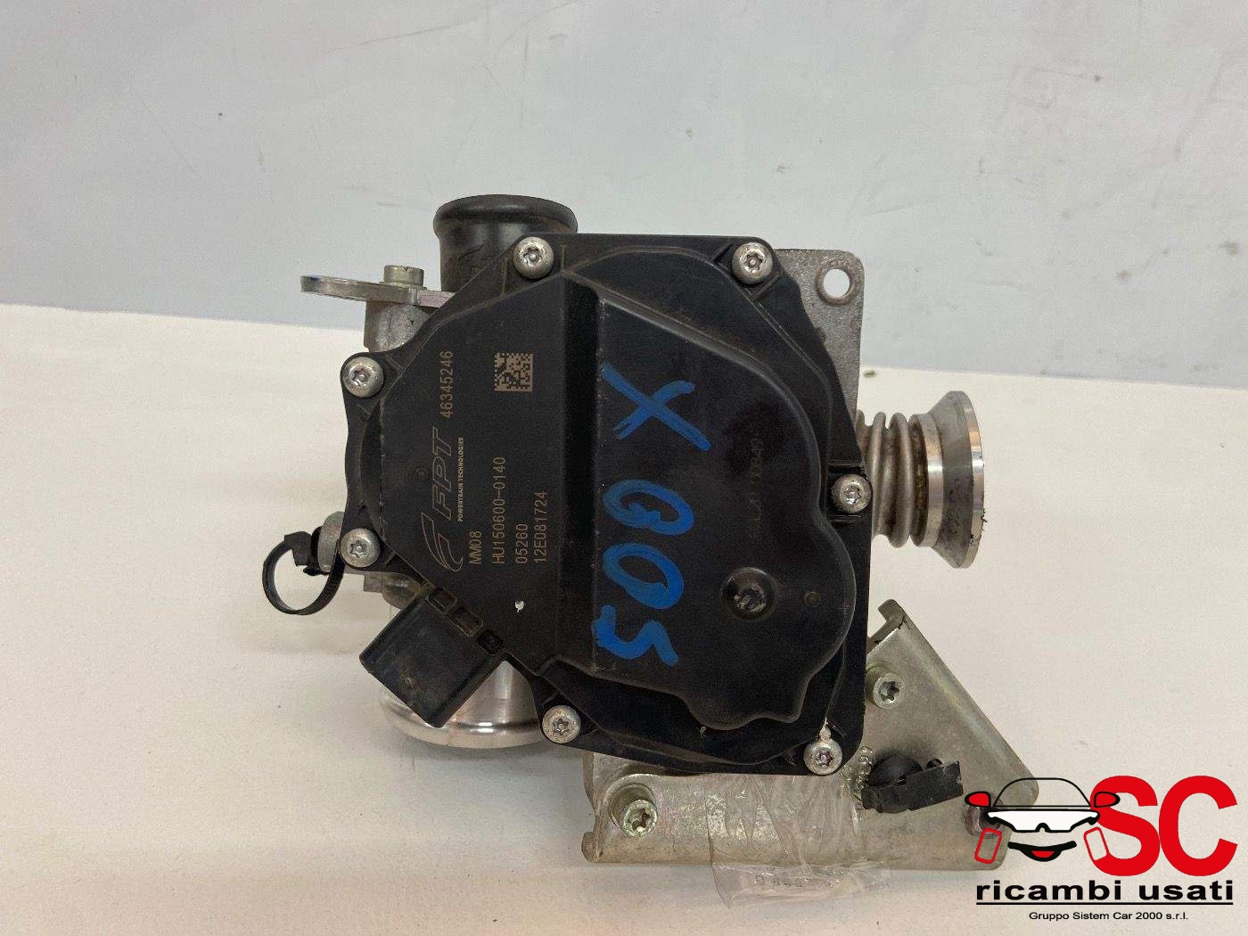 Valvola Elettrovalvola Egr Fiat 500x 1.3 Multijet 46345246 500km Valvola Elettrovalvola Egr Fiat 500x 1.3 Multijet 46345246 500km