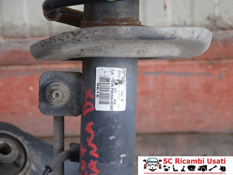 MONTANTE SOSPENSIONE ANT DX PEUGEOT 207 2° Serie (09>)