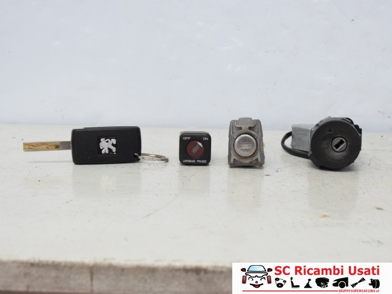 9663123380 9663123380 BLOCCHETTO ACCENSIONE CON CHIAVE PIU PEUGEOT 5008 1° Serie diesel