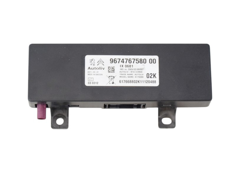 CENTRALINA ANTENNA PEUGEOT 5008 1° Serie 9674767580 (09>)