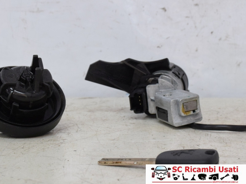 9663123280 BLOCCHETTO ACCENSIONE CON CHIAVE PIU PEUGEOT 207 2° Serie diesel