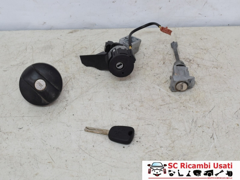 9663123280 BLOCCHETTO ACCENSIONE CON CHIAVE PIU PEUGEOT 207 2° Serie diesel