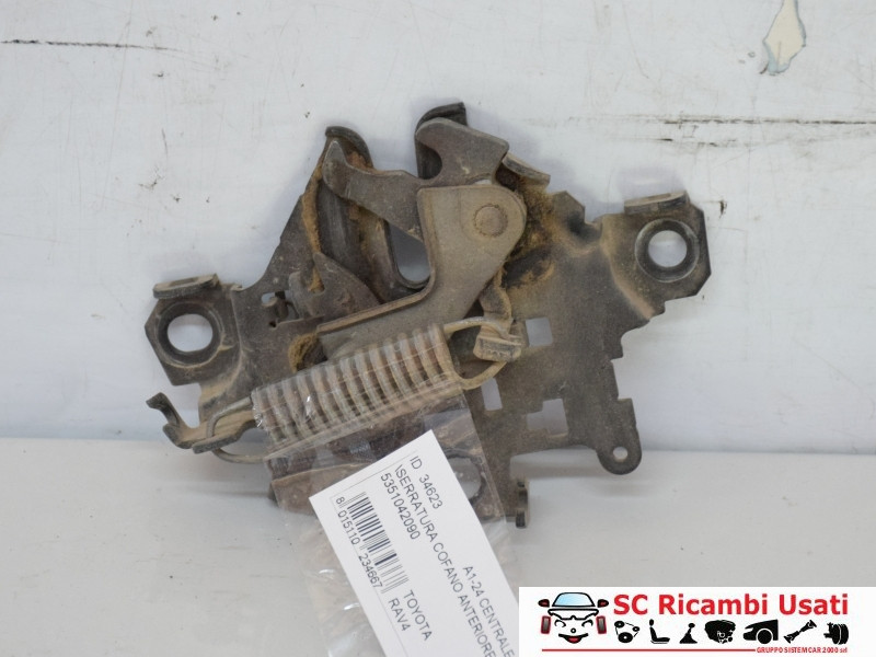 SERRATURA COFANO ANTERIORE TOYOTA Rav4 4° Serie 5351042090 (05>09)