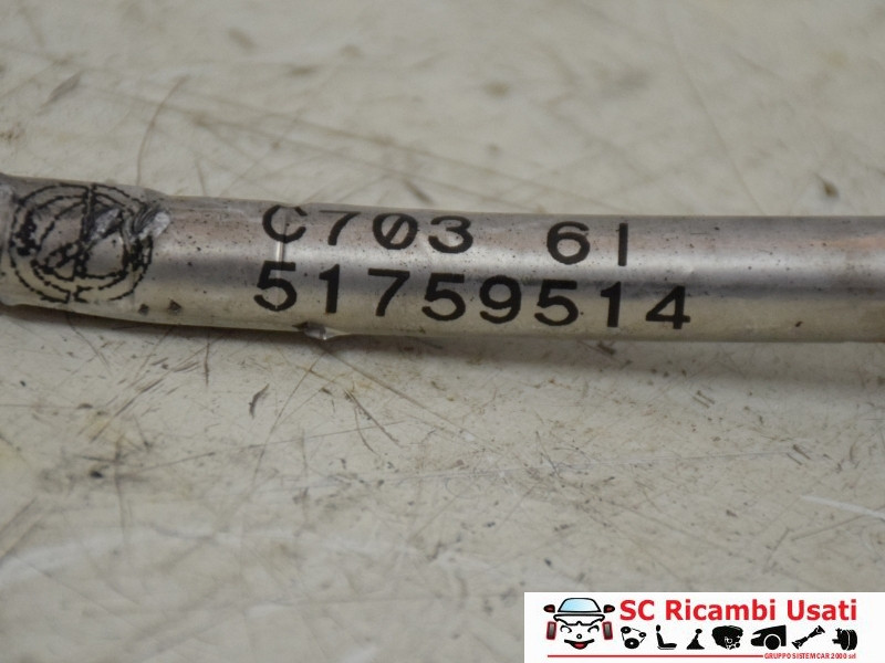 51759514 TUBO ARIA CONDIZIONATA FIAT Idea 2&deg; Serie diesel