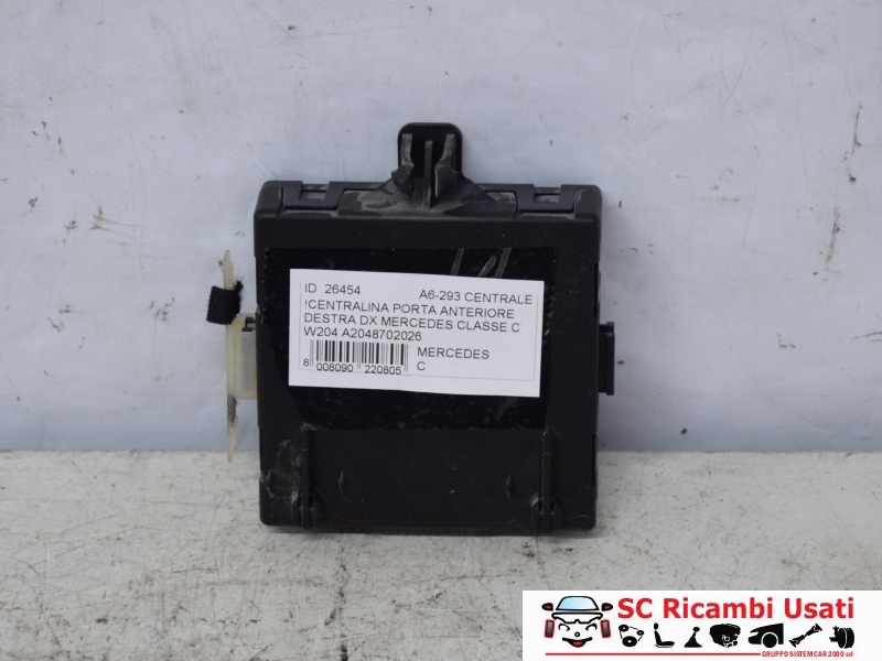 Centralina Porta Mercedes Classe C W204 A2048702026 - 26454