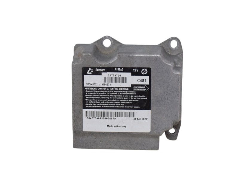 Centralina Airbag Fiat Multipla 51759726 71739171 - 26490