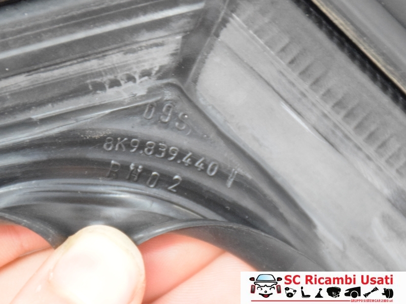 Guarnizione Guida Vetro Porta Post Dx Audi A4 B8 8K9839440F - 28432