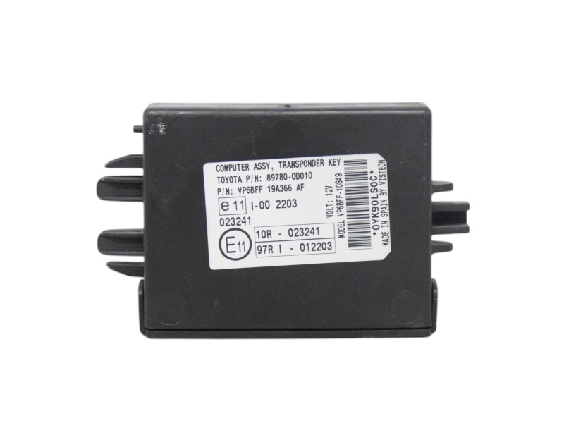 Centralina Chiusura Centralizzata Toyota Yaris 897800D010 - 29645