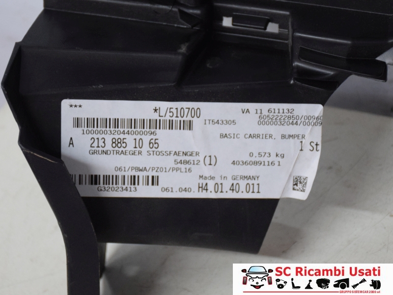 Supporto Dx Paraurti Anteriore Mercedes Classe E A2138851065 - 32693 Supporto Dx Paraurti Anteriore Mercedes Classe E A2138851065 - 32693