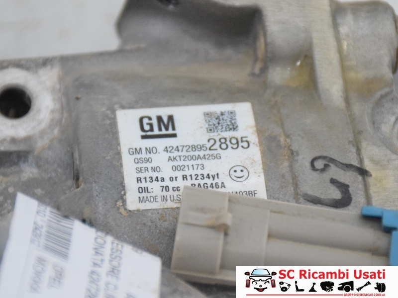 Compressore Aria Condizionata Opel Mokka X 1.6 Bz 42472895 - 35309