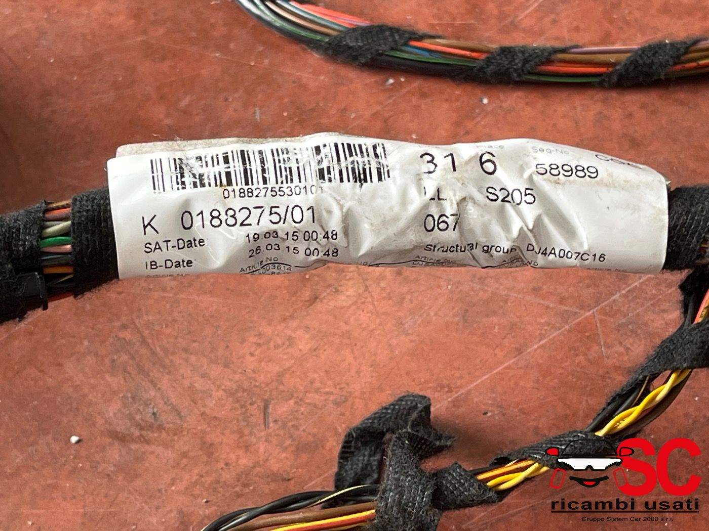 Cablaggio Mercedes Classe C C220 Cdi W205 Sw Cablaggio Mercedes Classe C C220 Cdi W205 Sw