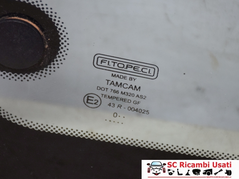 Vetro Posteriore Sinistro Fiat Fiorino Vetro Posteriore Sinistro Fiat Fiorino