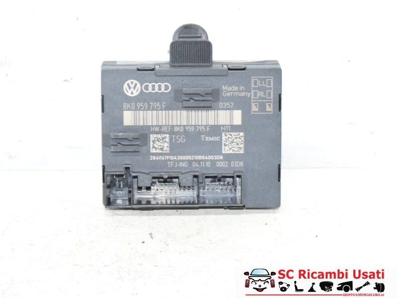 CENTRALINA PORTA POSTERIORE DX AUDI A4 Serie B8 (8K2) 8K0959795F (07>16)