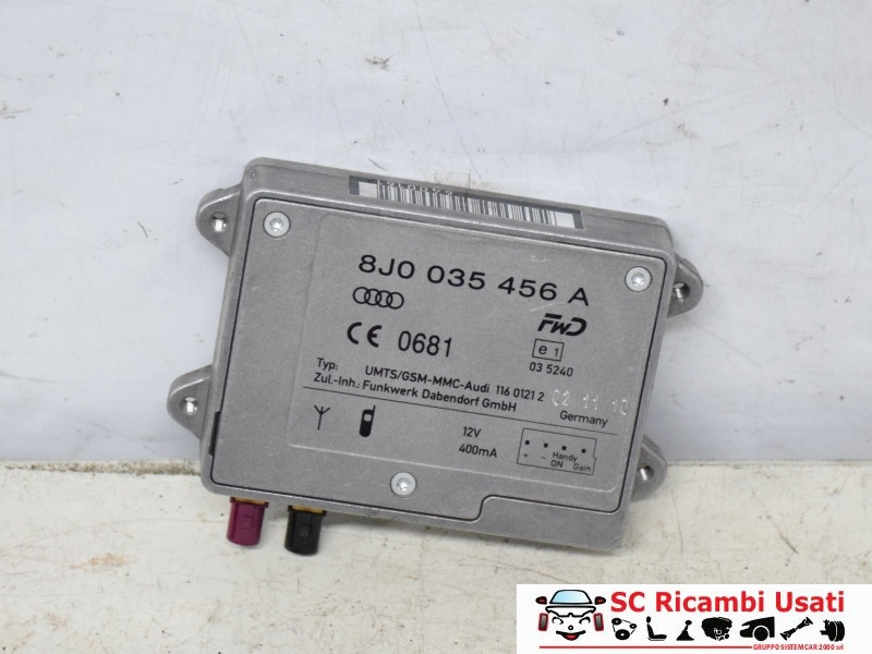 AMPLIFICATORE ANTENNA AUDI A4 Serie B8 (8K2) 8J0035456A (07>16)