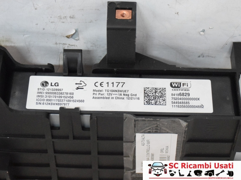 84365981 CENTRALINA MODULO WIFI OPEL Mokka X diesel