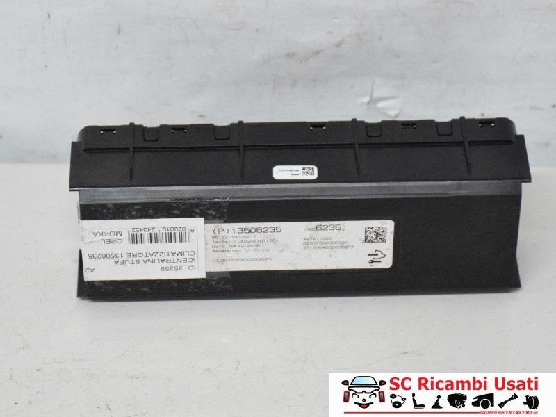 13506235 13506235 CENTRALINA ARIA CONDIZIONATA OPEL Mokka X diesel