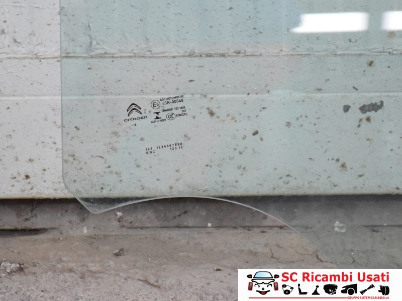 Vetro Scendente Posteriore Sinistro Citroen C3 Vetro Scendente Posteriore Sinistro Citroen C3