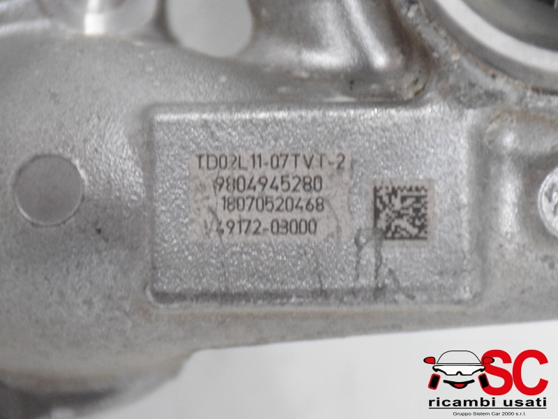 Turbina Citroen C3 1.6 Hdi 9804945280 Turbina Citroen C3 1.6 Hdi 9804945280