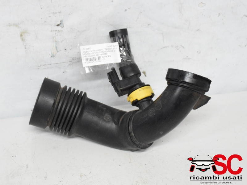 9801021780 9801021780 TUBO ASPIRAZIONE FILTRO ARIA CITROEN C3 Serie diesel