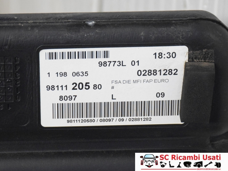 9811120580 SERBATOIO CARBURANTE CITROEN C3 Serie diesel