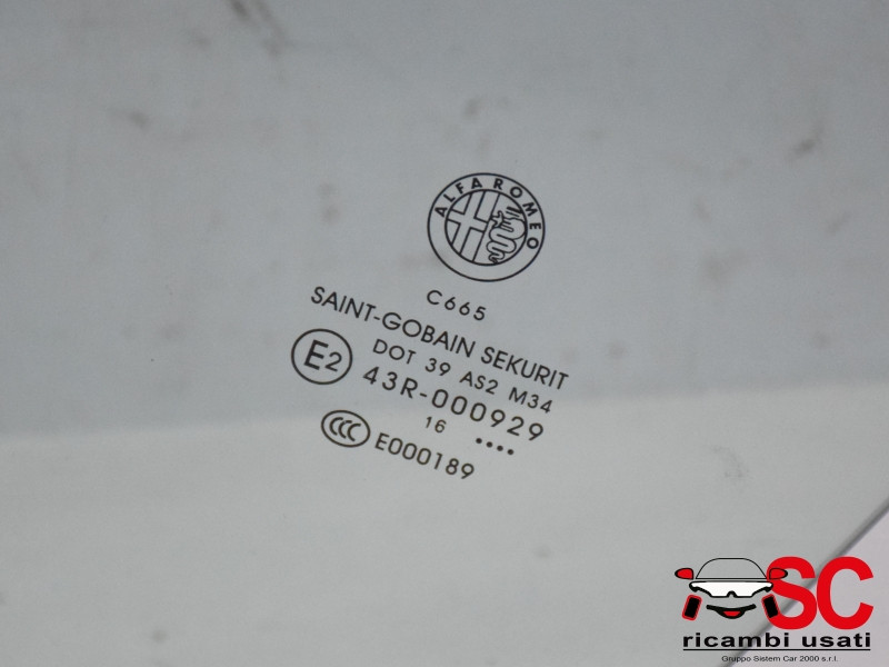 VETRO SCENDENTE ANTERIORE SINISTRO ALFA ROMEO Giulietta Serie (940_) (13>)