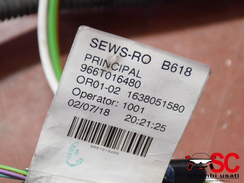 Cablaggio Vano Motore Citroen C3 1.6 Hdi 1638051580 Cablaggio Vano Motore Citroen C3 1.6 Hdi 1638051580