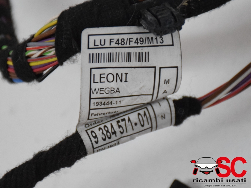 Cablaggio Impianto Porta Anteriore Sinistra Bmw X1 938457101 - 37309 Cablaggio Impianto Porta Anteriore Sinistra Bmw X1 938457101 - 37309