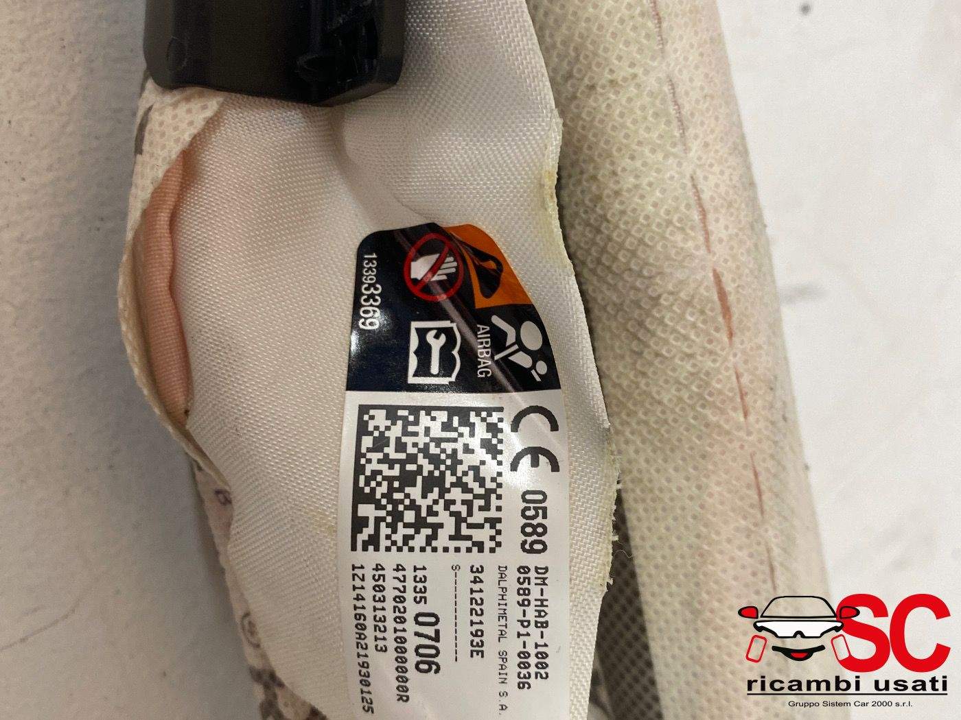 Airbag Tendina Laterale Destra Opel Adam 13350706 Airbag Tendina Laterale Destra Opel Adam 13350706