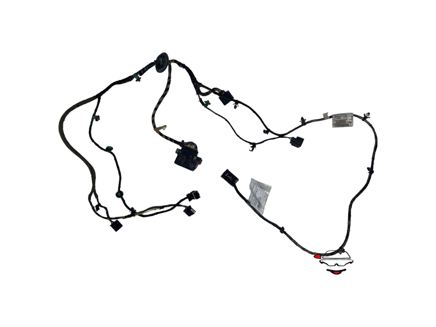 Impianto Cablaggio Porta Sinistra Opel Adam 13454240 Impianto Cablaggio Porta Sinistra Opel Adam 13454240