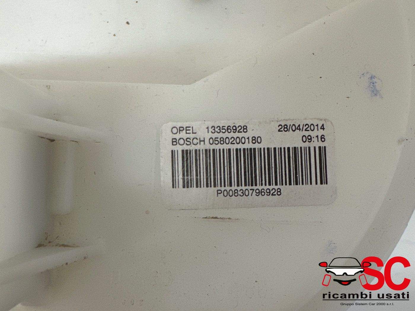 Pompa Carburante Opel Adam 1.2 Benzina 13356928 Pompa Carburante Opel Adam 1.2 Benzina 13356928