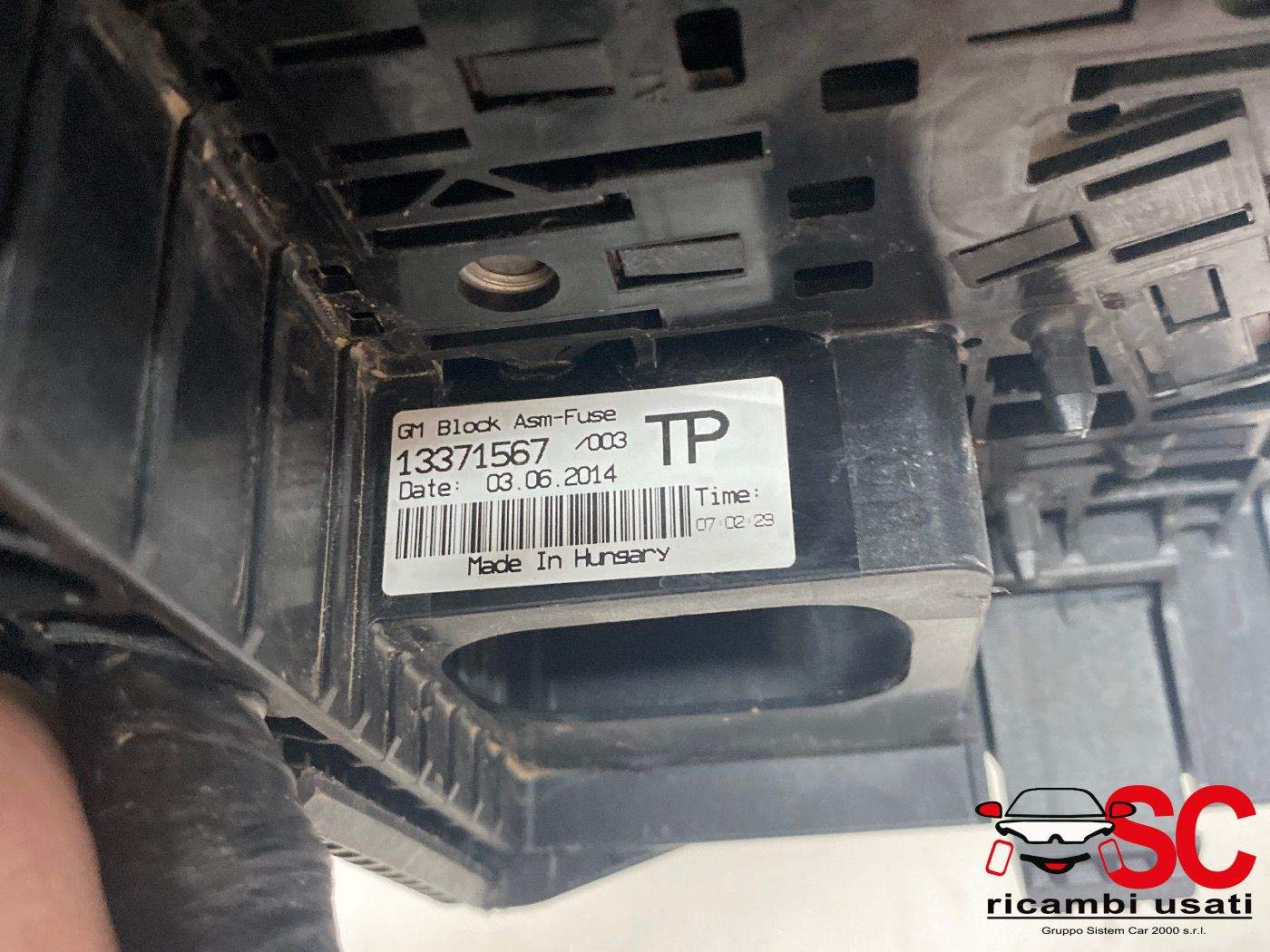 Centralina Scatola Porta Fusibili Opel Adam 13371567