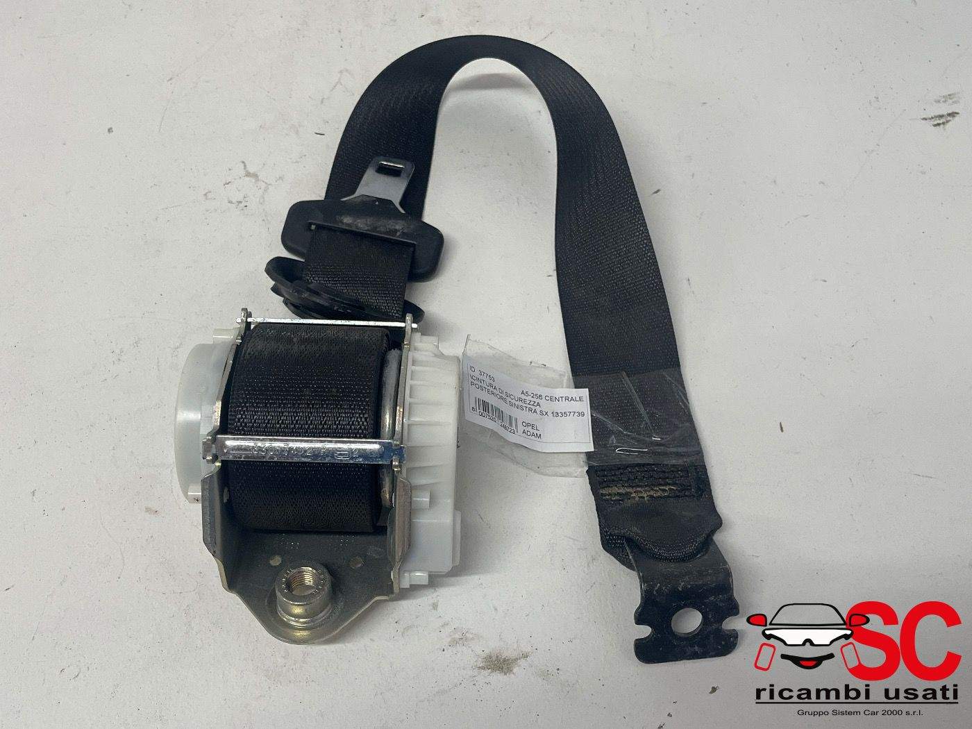 Cintura Di Sicurezza Posteriore Sinistra Opel Adam 13357739 Cintura Di Sicurezza Posteriore Sinistra Opel Adam 13357739