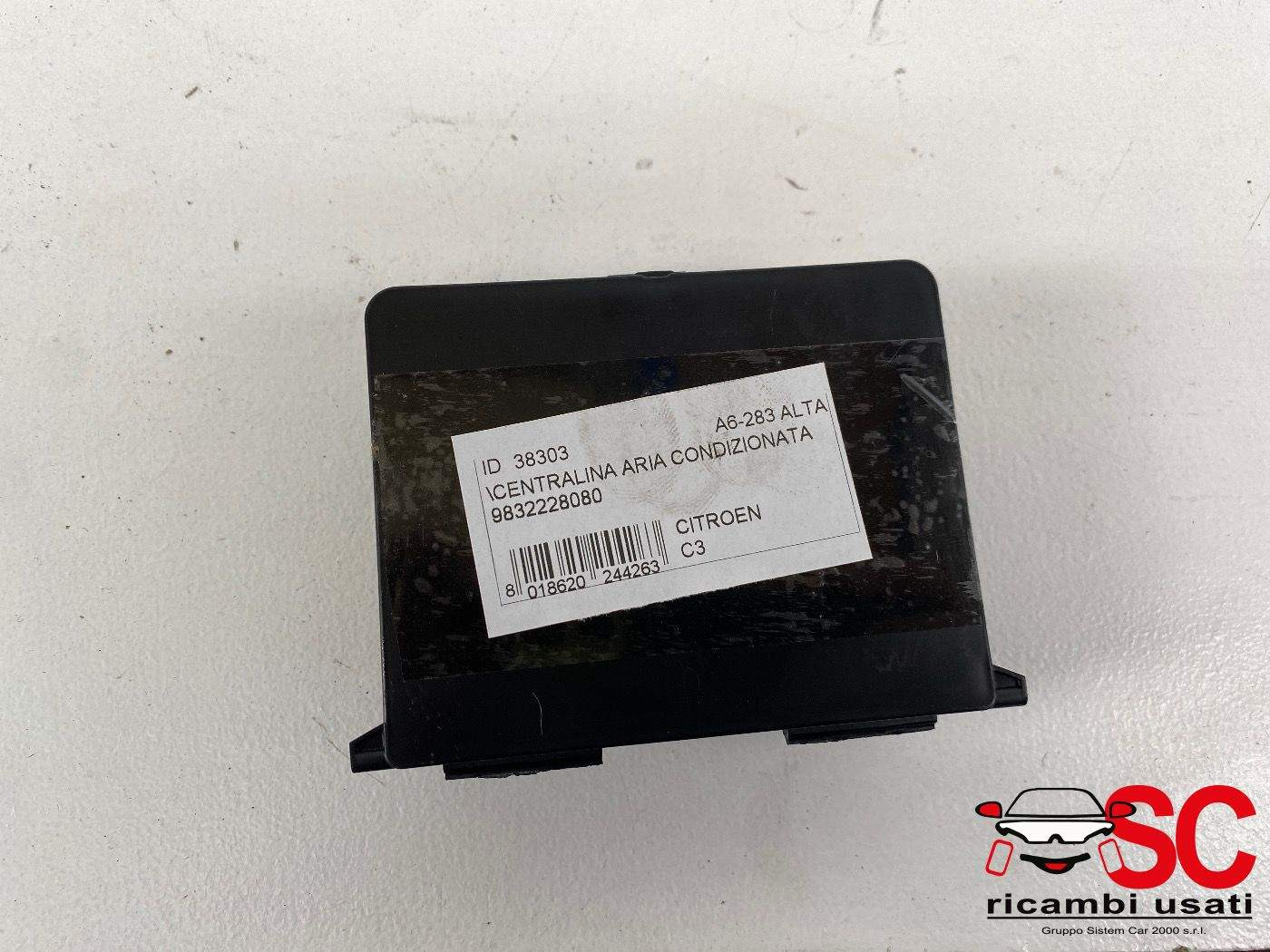9832228080 CENTRALINA ARIA CONDIZIONATA CITROEN C3 AirCross diesel