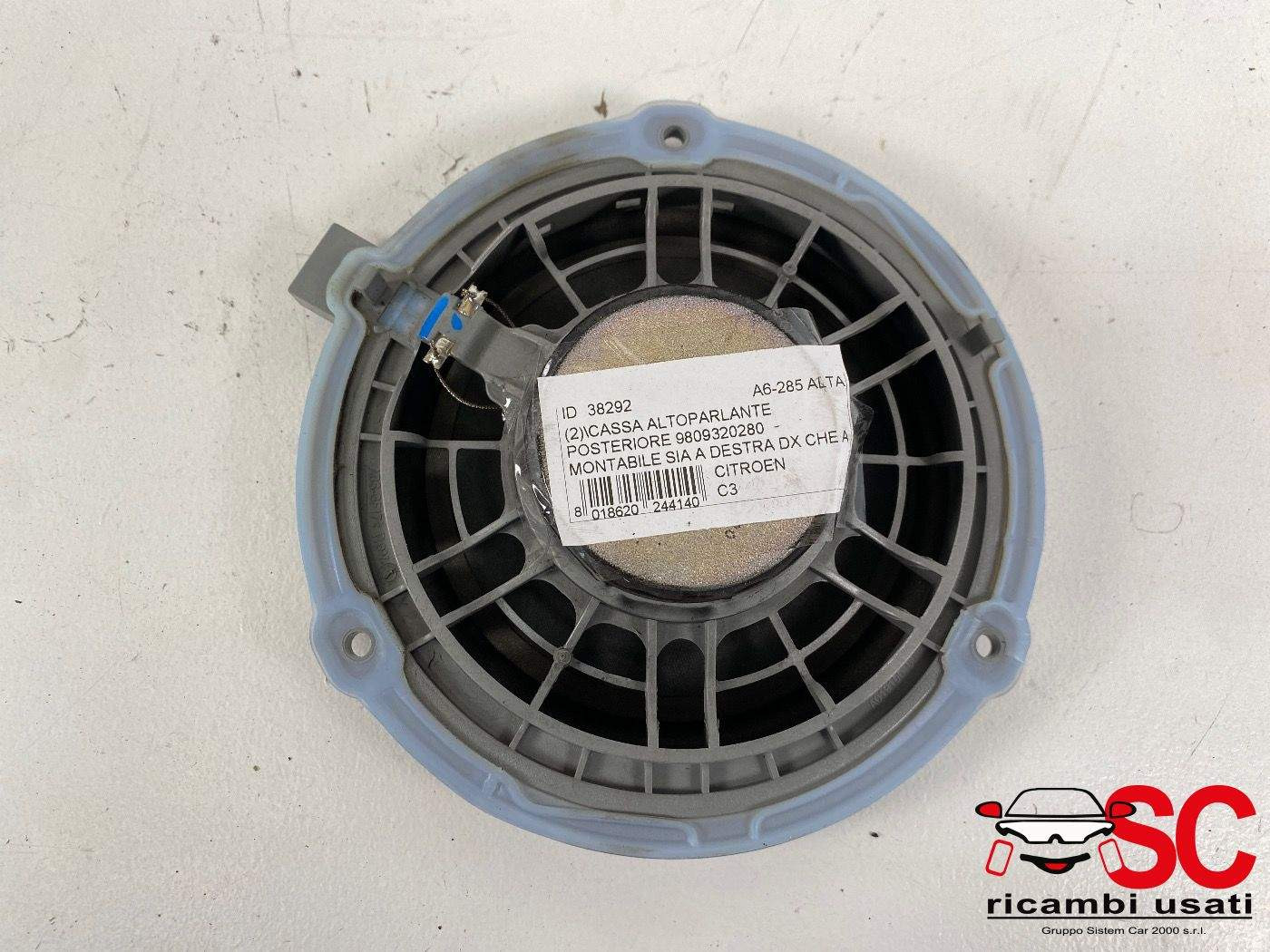 ALTOPARLANTE CITROEN C3 Serie 9809320280 (16>)