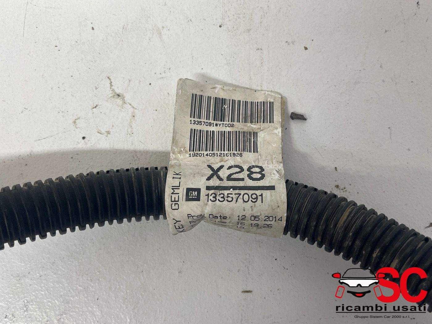 13357091 13357091 CAVO BATTERIA OPEL Adam 1° Serie benzina
