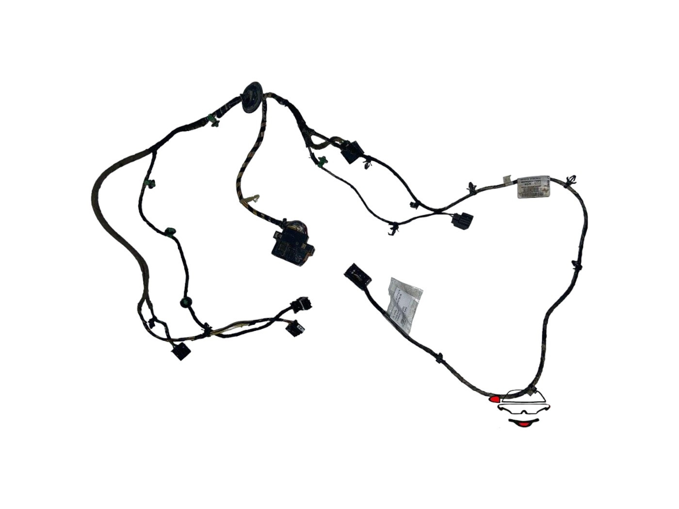 IMPIANTO ELETTRICO (CABLAGGIO) PORTA ANTERIORE SX OPEL Adam 1° Serie 13454240 (13>)