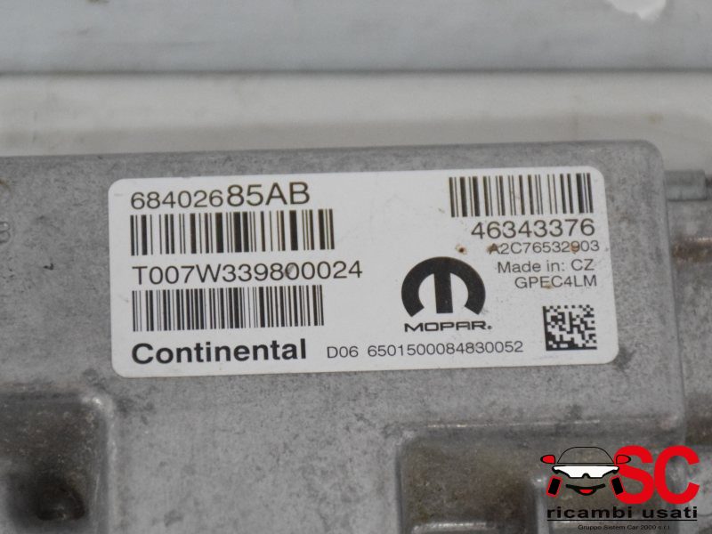 Centralina Motore Jeep Renegade 1.3 Gse 46343376 46351708 Centralina Motore Jeep Renegade 1.3 Gse 46343376 46351708