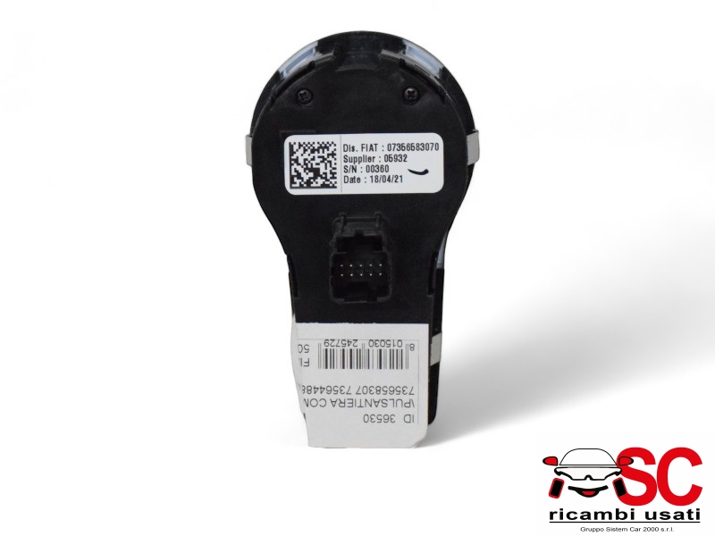 Pulsantiera Comando Luci Fiat 500x 735658307 735644883