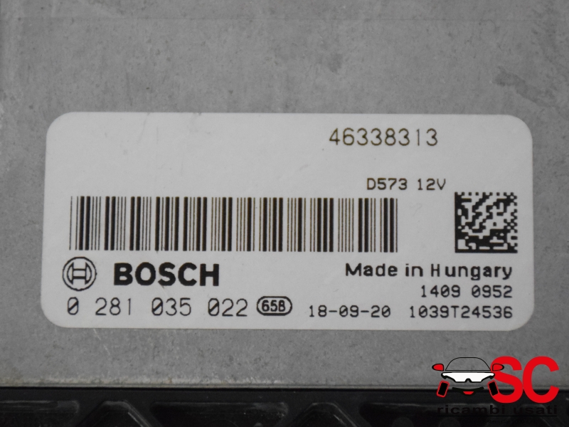 Centralina Motore Fiat 500x 1.6 Multijet 46338313 0281035022