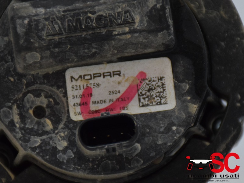 Pompa Acqua Ausiliaria Jeep Renegade 1.3 Hybrid 52115758