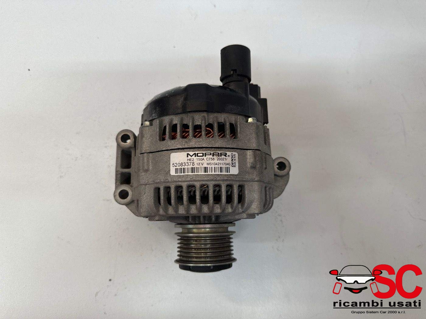 Alternatore 150a 12v Fiat 500x 1.3 Mjt 1450 Km 52083378 Alternatore 150a 12v Fiat 500x 1.3 Mjt 1450 Km 52083378