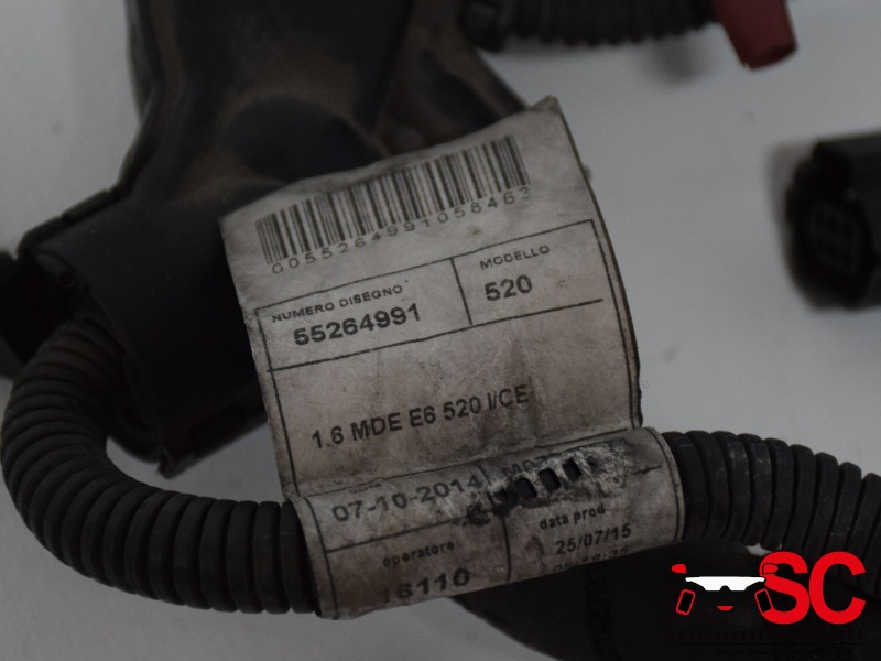 Cablaggio Motore Jeep Renegade 1.6 Multijet 55264991 55262915 Cablaggio Motore Jeep Renegade 1.6 Multijet 55264991 55262915