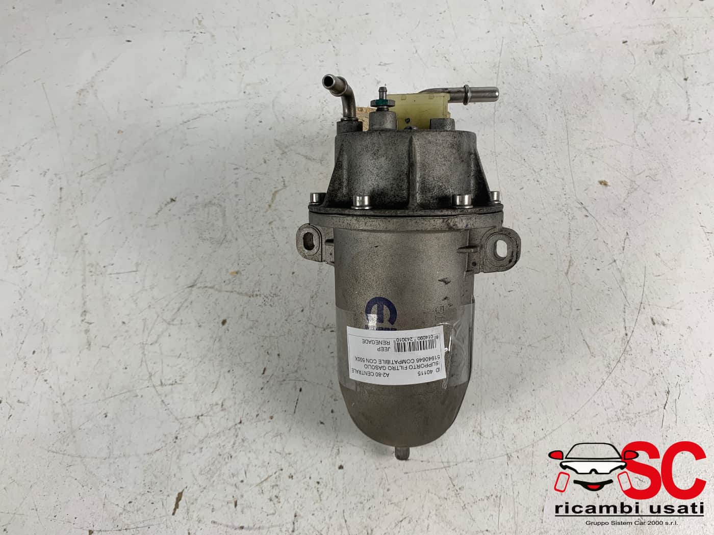 Supporto Filtro Gasolio Jeep Renegade 51940646 Supporto Filtro Gasolio Jeep Renegade 51940646