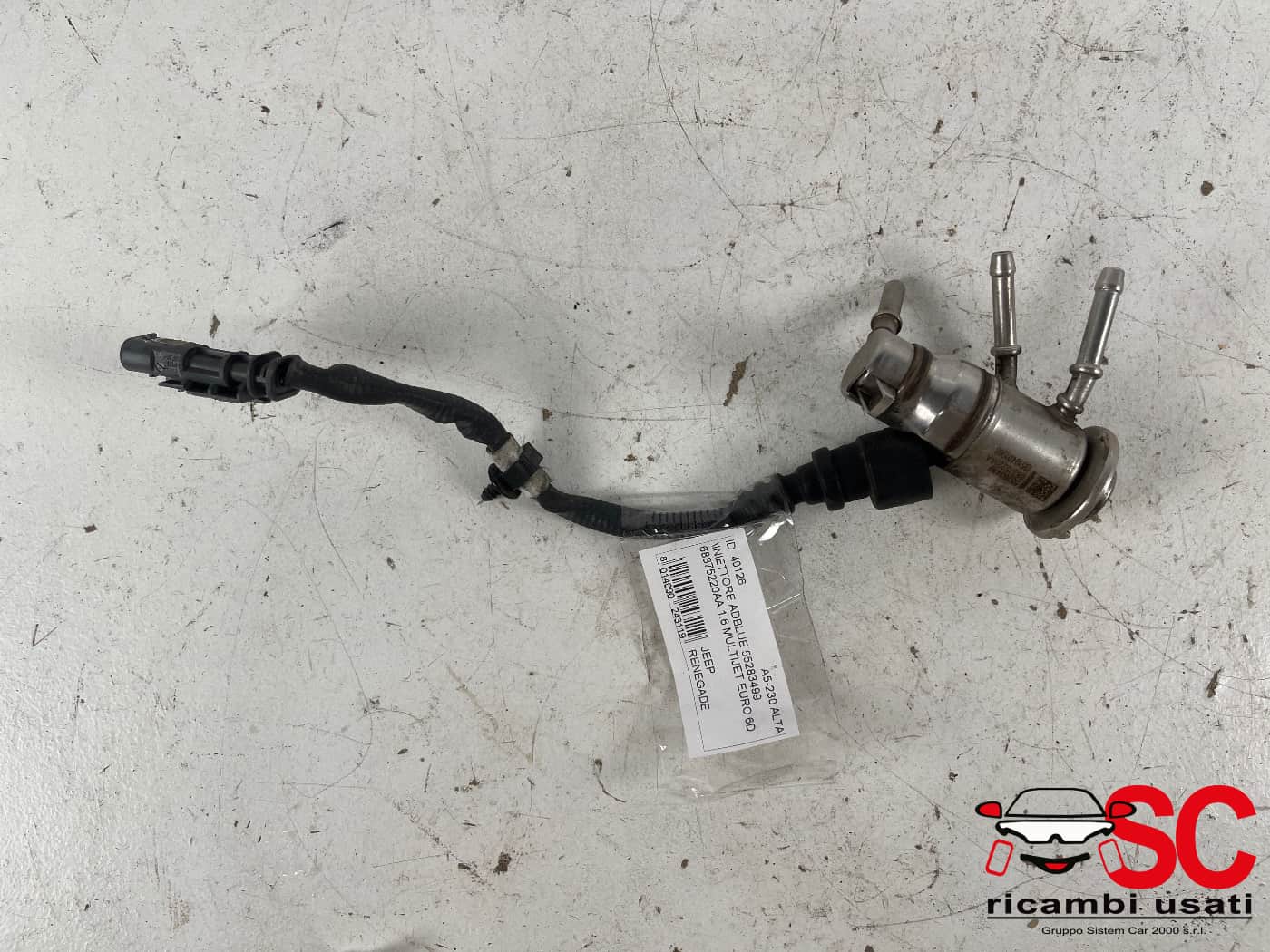 Iniettore Adblue Jeep Renegade 1.6 Multijet 55283499 68375220AA Iniettore Adblue Jeep Renegade 1.6 Multijet 55283499 68375220AA