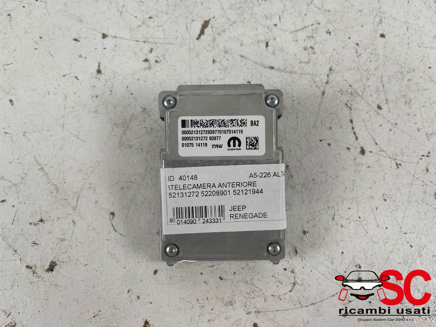 Telecamera Anteriore Jeep Renegade 52131272 52208901 - 40148