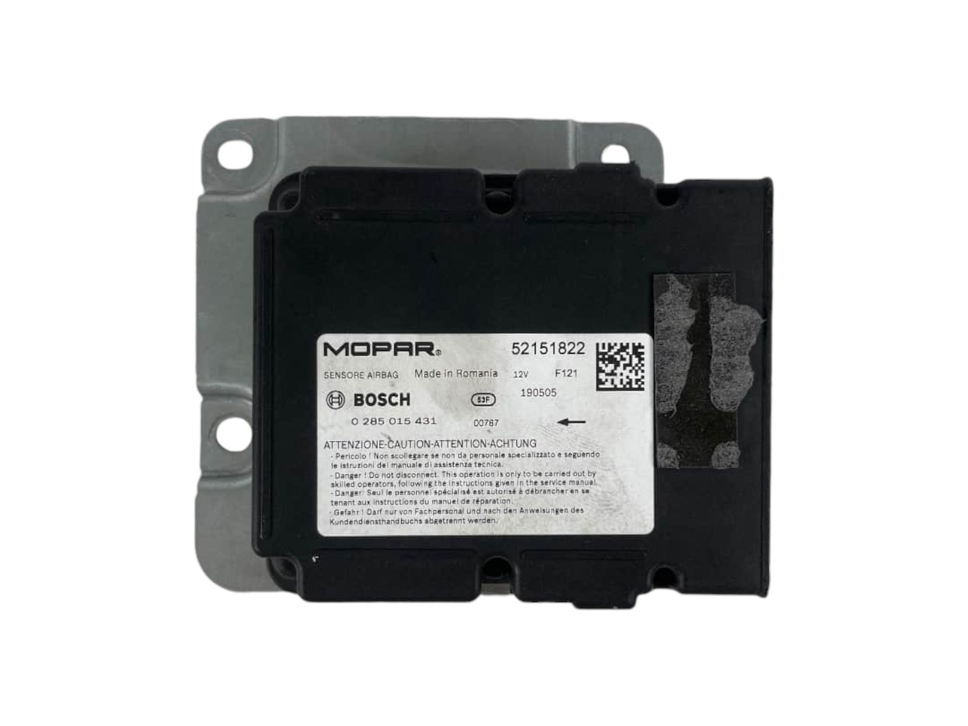 Centralina Airbag Jeep Renegade 1.6 Mjt 52151822 52180791 Centralina Airbag Jeep Renegade 1.6 Mjt 52151822 52180791